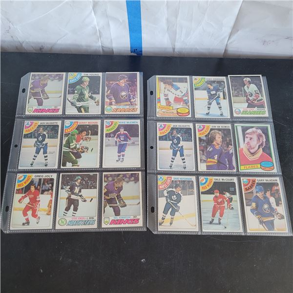 Lot of 18 Old Hockey Cards