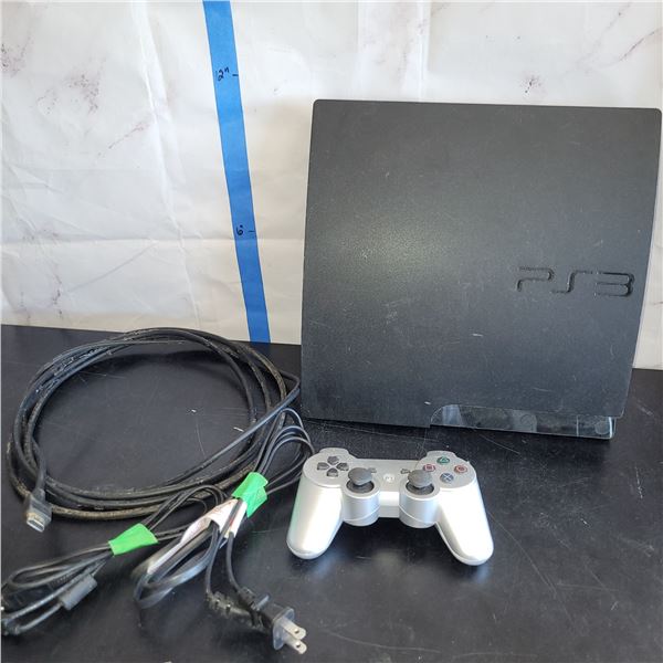 PS3 Console with Cords & 1 Controlelr - Untested