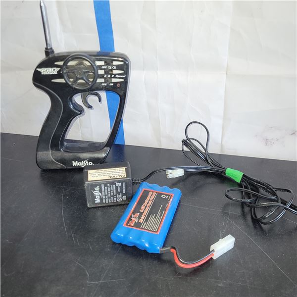 RC Controller Transmitter with Adapter and Battery Pack