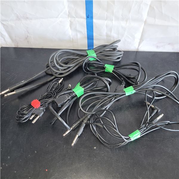 Lot of 6 Intrument Cords - Peavey and More