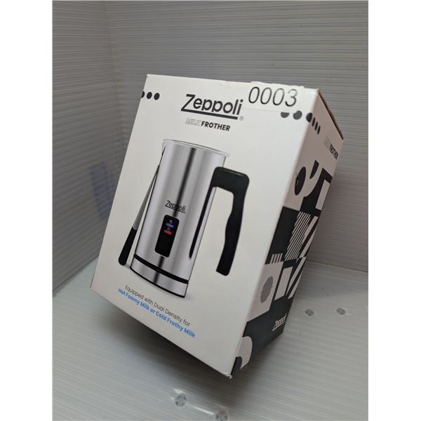 New Zeppoli milk frother (new in box)