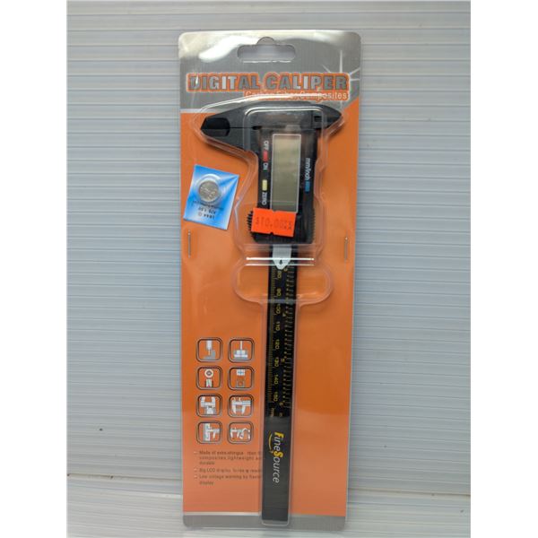 7pc new digital caliper carbon fiber composites