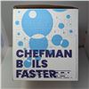 Image 2 : Chefman fast-boil 1L electric kettle (tested working in box)