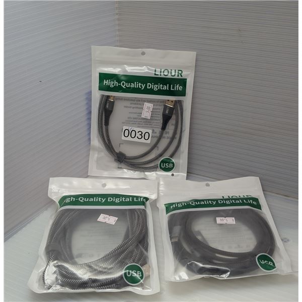 3pc - Micro usb cable, usb to usb cable & usb-c to hdmi 4K UHD