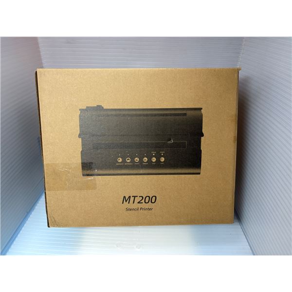 New MT-200 Stencil printer