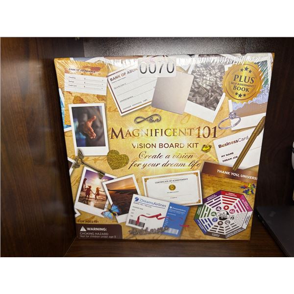 2pc new magnificent vision board kits (factory sealed)