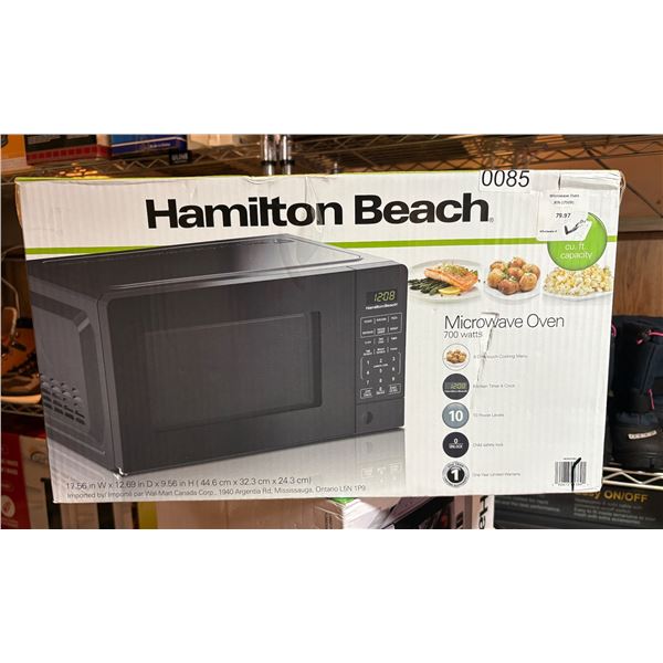 Hamilton microwave oven 700W (tested working in box)