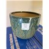 Image 1 : 5pc new 8in leaf planters ceramic