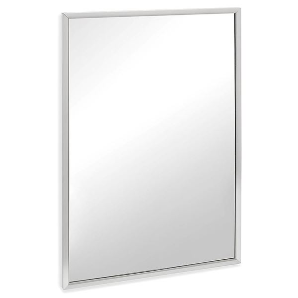 New Uline BX-Channel framed mirror - 24 x 36in bright (new in box)