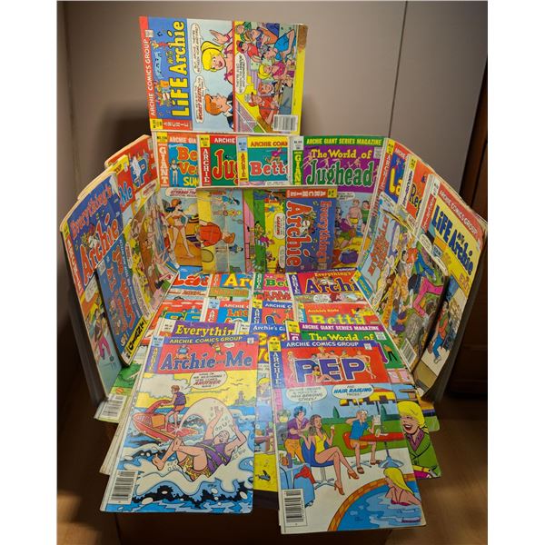 Large group of assorted Archie Series vintage comic books from 1960's, 70's etc. (approx. 27 comics)