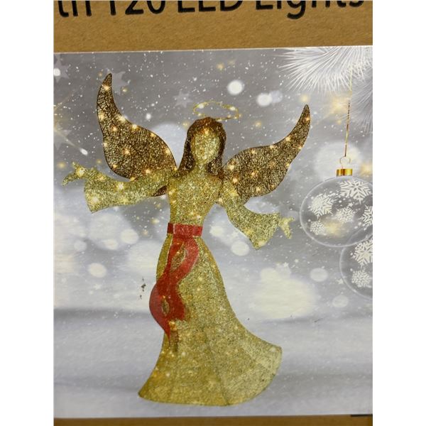 New lighted outdoor angle Christmas decoration with 120 LED lights