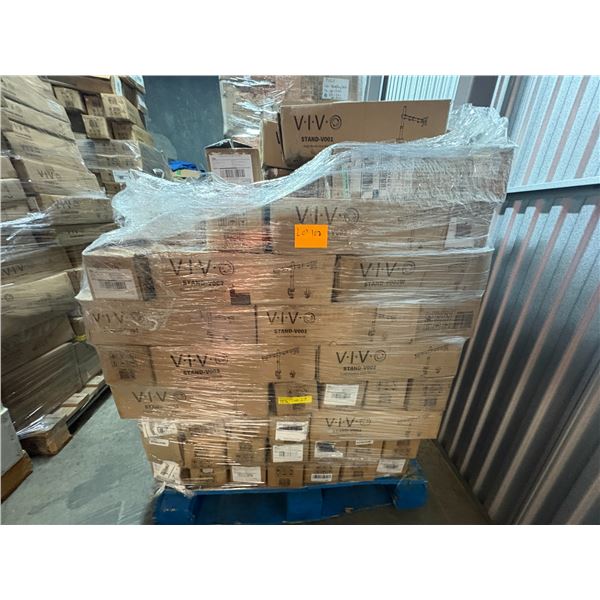 Pallet of VIVO heavy-duty metal monitor mounts (refurbished in boxes). PICKUP FOR THIS LOT IS AT POC
