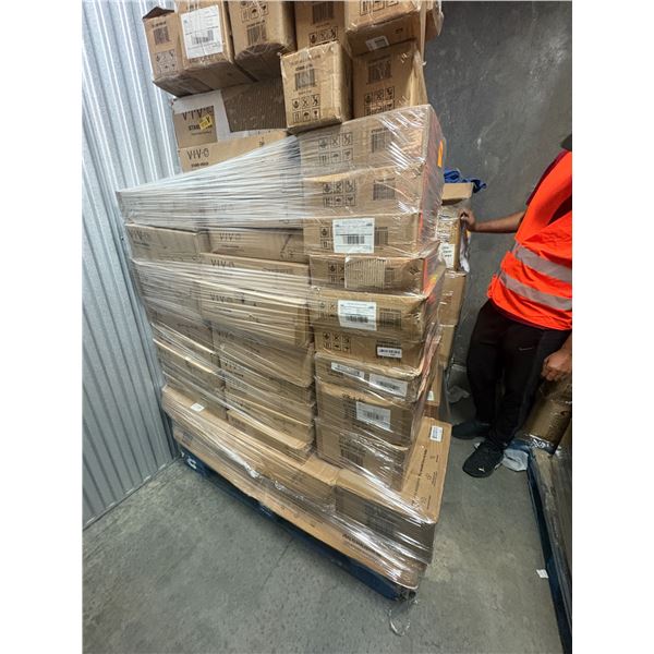 Pallet of VIVO heavy-duty metal monitor mounts (refurbished in boxes). PICKUP FOR THIS LOT IS AT POC