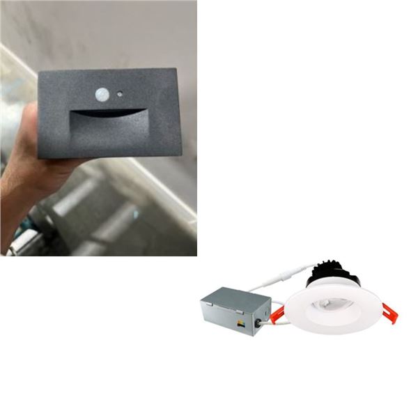 Pallet of Ortech lighting - 16 Boxes of SLIM12-3KSN SLIM LED DOWNLIGHT - $36.37/pc - 160 pce  Retail