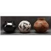 Image 2 : TWO MATA ORTIZ POTTERY JARS/ONE ACOMA POTTERY JAR