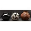 Image 3 : TWO MATA ORTIZ POTTERY JARS/ONE ACOMA POTTERY JAR