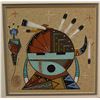 Image 2 : THREE NAVAJO SAND PAINTINGS