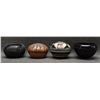 Image 1 : THREE NATIVE AMERICAN POTTERY ITEMS AND ONE NAVAJO CERAMIC SEED JAR