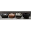 Image 2 : THREE NATIVE AMERICAN POTTERY ITEMS AND ONE NAVAJO CERAMIC SEED JAR