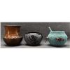 Image 1 : THREE NATIVE AMERICAN POTTERY ITEMS