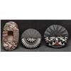 Image 1 : THREE ACOMA POTTERY SEED JARS