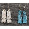 Image 1 : TWO SETS OF ZUNI FETISH EARRINGS
