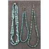 Image 1 : THREE PUEBLO NUGGET NECKLACES