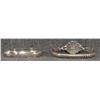 Image 3 : TWO STERLING SILVER AND STONE BRACELETS