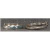 Image 4 : TWO STERLING SILVER AND STONE BRACELETS