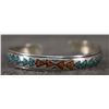 Image 8 : TWO STERLING SILVER AND STONE BRACELETS