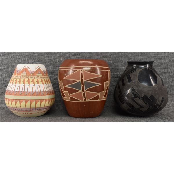 THREE POTTERY ITEMS