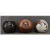 Image 1 : THREE NATIVE AMERICAN POTTERY JARS