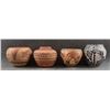Image 2 : THREE NATIVE AMERICAN POTTER BOWLS AND ONE CERAMIC BOWL