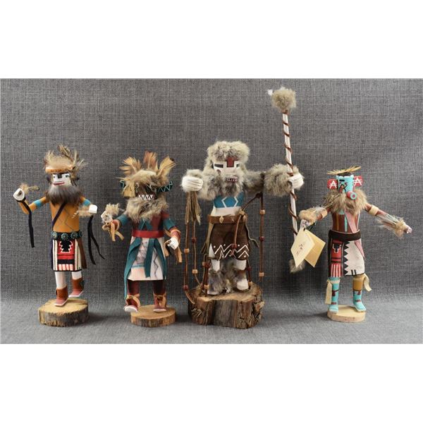 FOUR NAVAJO DOLLS