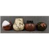 Image 1 : THREE CERAMIC ITEMS AND ONE JEMEZ POTTERY SEED JAR.