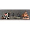 Image 1 : TWO NATIVE AMERICAN POTTERY PIECES, ONE DECORATIVE CLOWN