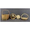 Image 2 : FOUR NATIVE AMERICAN BASKETRY ITEMS