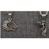 Image 3 : FOUR HOPI STERLING SILVER PENDANTS