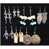 Image 1 : SEVEN PAIRS OF NATIVE AMERICAN EARRINGS