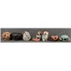 Image 2 : SEVEN NATIVE AMERICAN MINIATURE POTTERY ITEMS