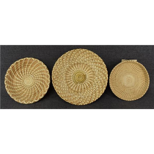 PAPAGO GAP STITCH BASKETRY TRAYS