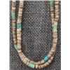 Image 2 : PUEBLO TURQUOISE AND HESHE NECKLACE