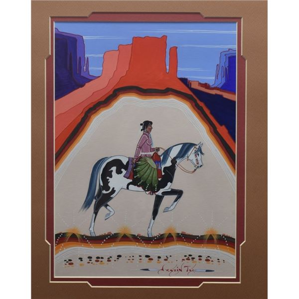NAVAJO PAINTING (JUSTIN TSO)