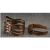 Image 2 : TWO NAVAJO COPPER BRACELETS