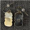Image 8 : NAVAJO RING AND EARRINGS (SIGNED)