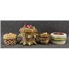Image 2 : GROUP OF GREAT LAKES INDIAN BASKETS