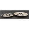 Image 2 : TWO ACOMA POTTERY PLATES (TINA GARCIA AND STELLA G)