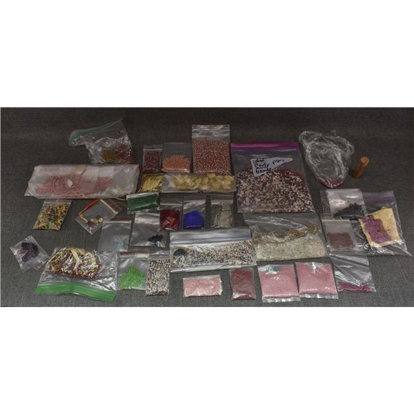 COLLECTION OF BEADS
