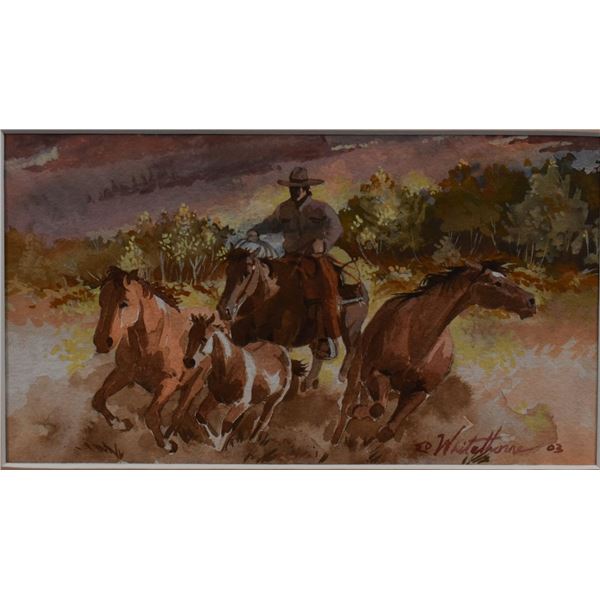 NAVAJO PAINTING (ED WHITEHORSE)