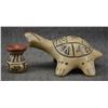 Image 1 : SANTA CLARA POTTERY TURTLE AND VASE (MARGARET AND LUTHER GUTIERREZ)